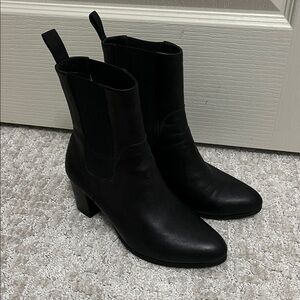 Poppy Barley Black Heeled Boots